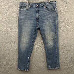 Levis Jeans Mens 38x30 Blue Denim 541 Athletic Fit Stretch American Light Wash